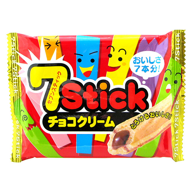 やおきん セブンスティックチョコクリーム 12入 駄菓子 昔懐かしい駄菓子 うえだがしドットコム は駄菓子の通販問屋です