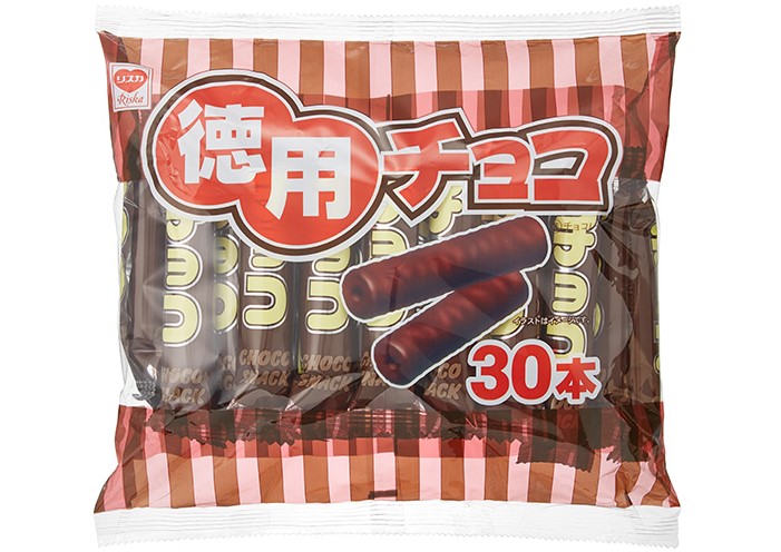 リスカ 徳用チョコ 30本入り 駄菓子チョコ 冬期限定 チョコ系 うえだがしドットコム は駄菓子の通販問屋です